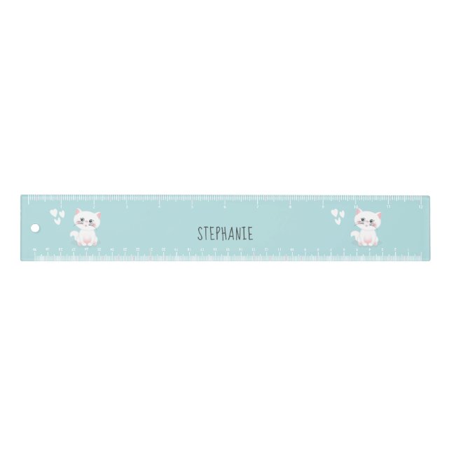 Cat Purr-fect Day Birthday Ruler (Front)