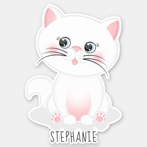 Cat Purr_fect Day Birthday Sticker
