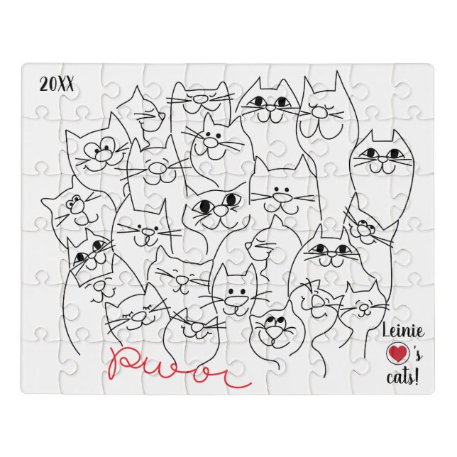 Cat Purr Jigsaw Puzzle (Puzzle Horizontal)