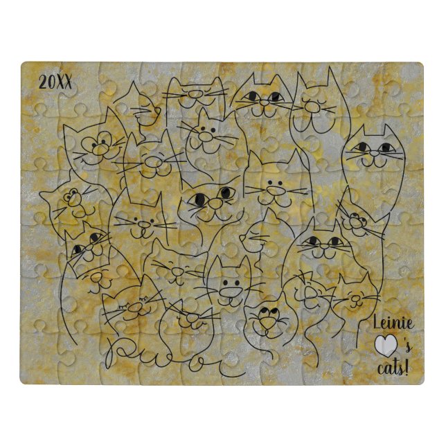 Cat Purr Jigsaw Puzzle (Puzzle Horizontal)