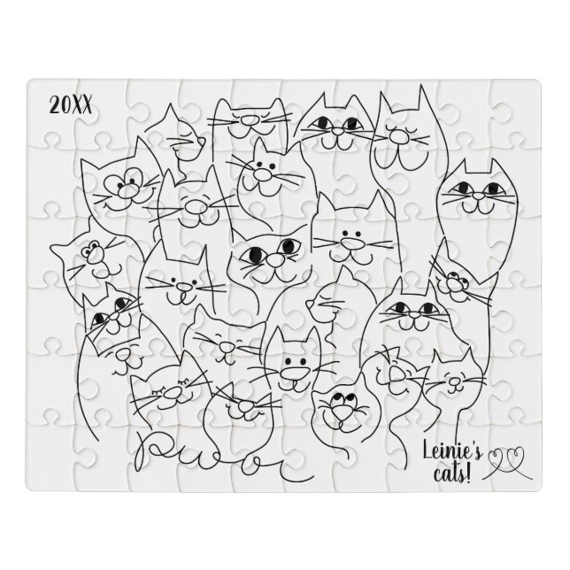 Cat Purr Jigsaw Puzzle (Puzzle Horizontal)