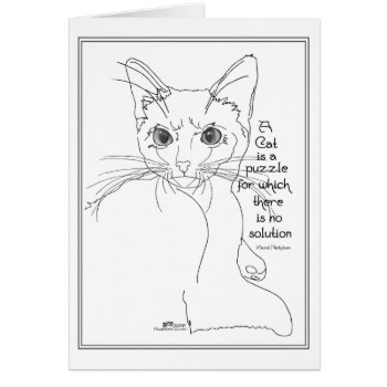 Cat Puzzle by MaggieRossCats at Zazzle