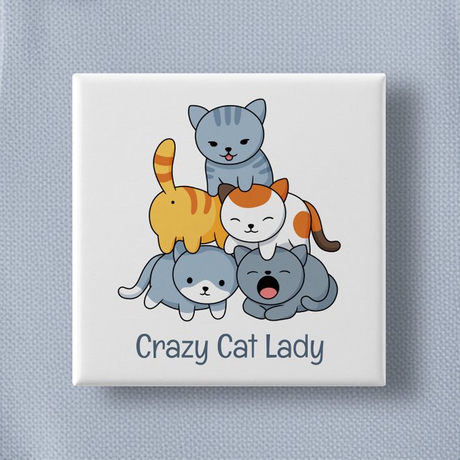 Cat Pyramid - Group of Cats Button (Creator Uploaded)