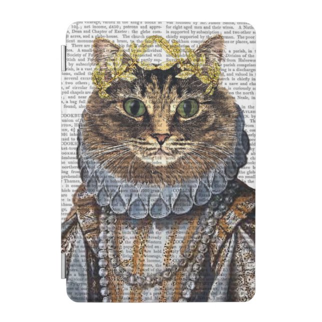Cat Queen iPad Mini Cover (Front)