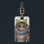 Cat Queen Luggage Tag<br><div class="desc">Pets</div>
