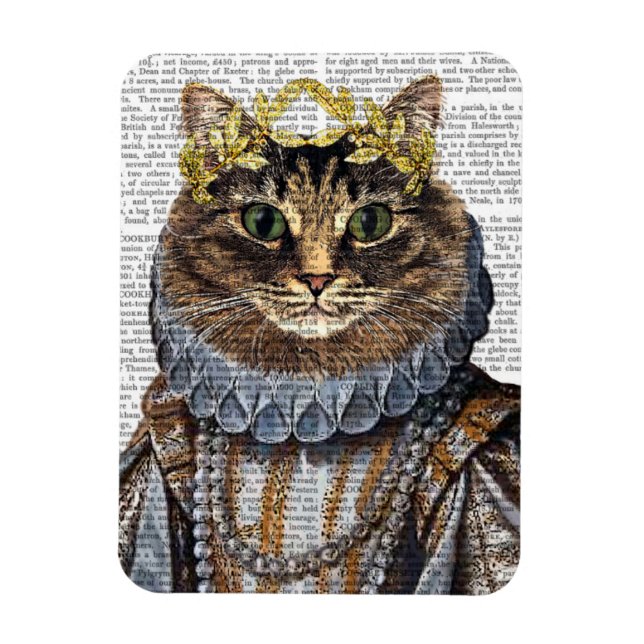 Cat Queen Magnet (Vertical)