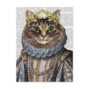 Cat Queen Postcard
