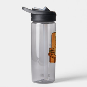 Cat Quiet but Focused Water Bottle