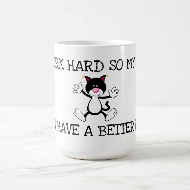 Cat Quote Coffee Mug (Center)