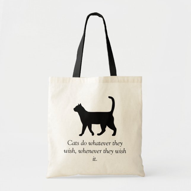 Cat Quote from The Landowner’s Secret Tote Bag (Front)