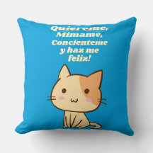 Cat quote  quiereme mimame y hazme feliz