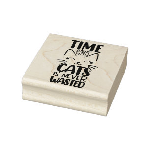 Cat Quote Rubber Stamp