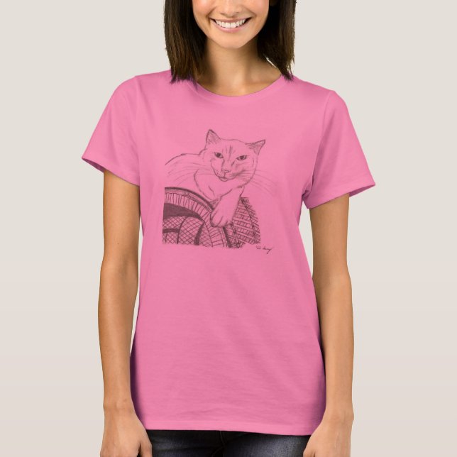 Cat Ragdoll Portrait Womens Long-Sleeve T-Shirt (Front)