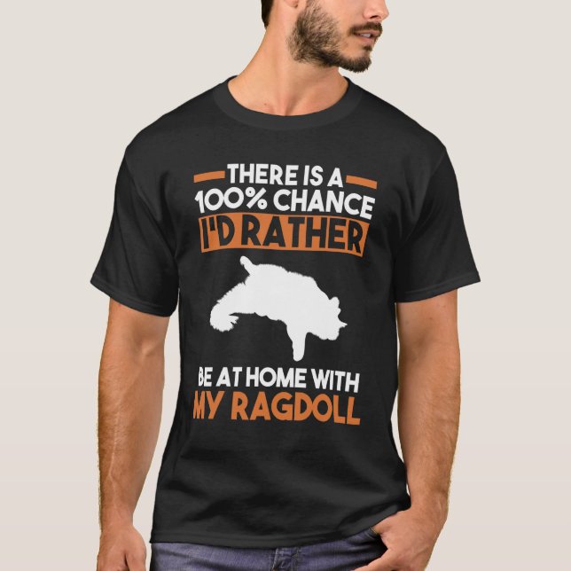 Cat Ragdoll T-Shirt (Front)