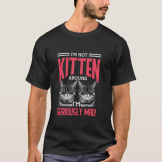 Cat Rage consumes me Humor Meme T-Shirt