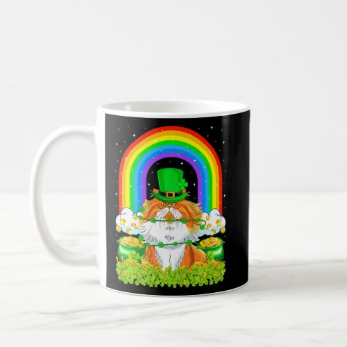 Cat  Rainbow Leprechaun Persian Cat St Patricks D Coffee Mug