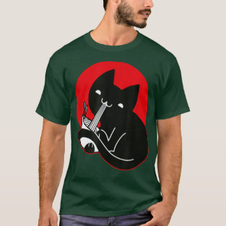 Cat Ramen Anime Noodles Kawaii Japanese Japan Sket T-Shirt