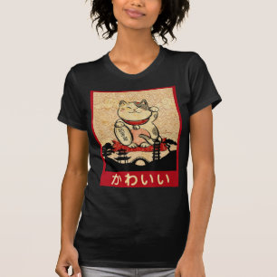 Cat Ramen Bowl Anime Japanese Noodles Kawaii Neko  T-Shirt