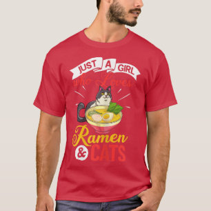 Cat Ramen Bowl Chicken Noodle Soup Japanese170 T-Shirt