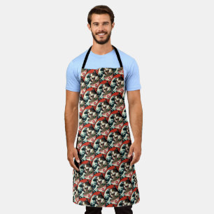 Cat Ramen Japanese Art Vintage Style Apron