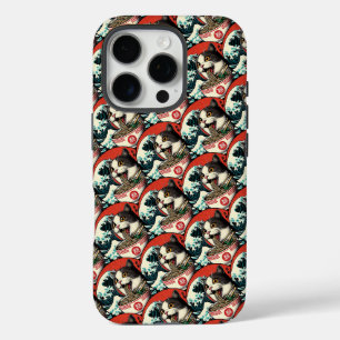 Cat Ramen Japanese Art Vintage Style iPhone 16 Pro Case