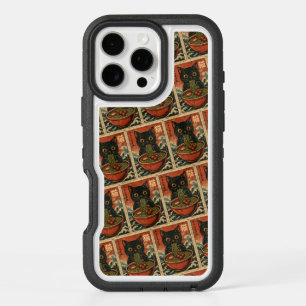 Cat Ramen Japanese Funny Graphic Kawaii Cat Anime iPhone 16 Pro Max Case