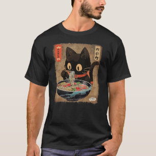Cat Ramen Japanese Funny Kawaii Cat Anime Gifts Gi T-Shirt