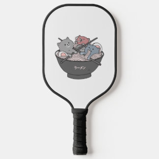 Cat Ramen Kawaii Pickleball Paddle
