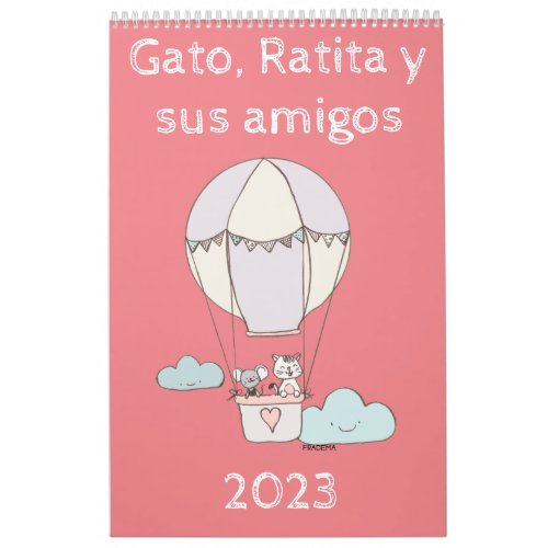 Cat Ratita and her friends Calendar