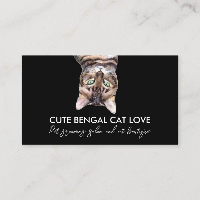 Cat Reiki And Relaxation Care Business Card