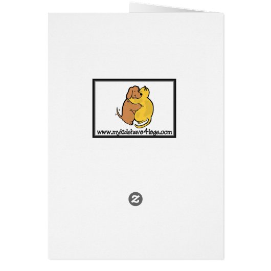 Cat Renoir Vintage Card (Back)