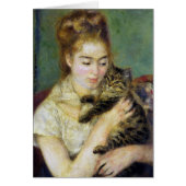 Cat Renoir Vintage Card (Front)