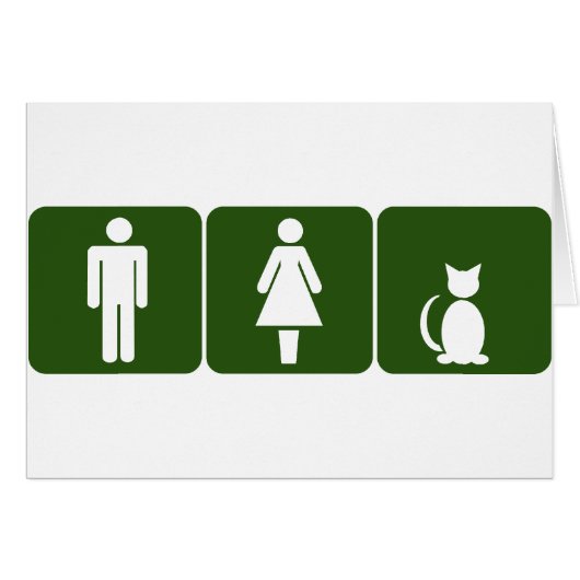 Cat Restroom Cards (Front Horizontal)
