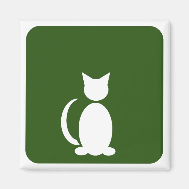 Cat Restroom Magnet (Front)