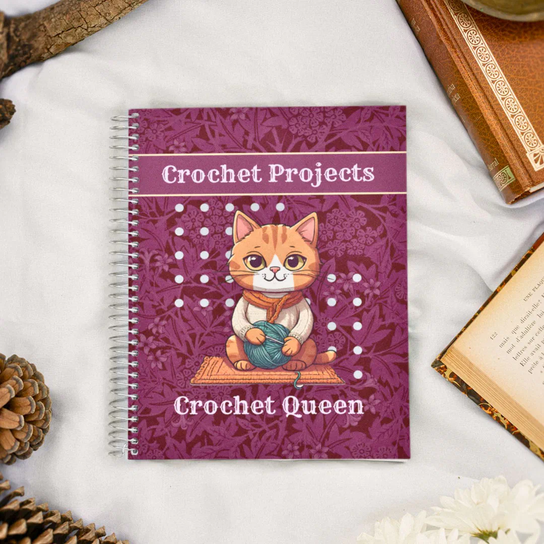 Cat Retirement Gifts for Crocheter Mom Grandma Notebook (Cat Retirement Gifts for Crocheter Mom Grandma)