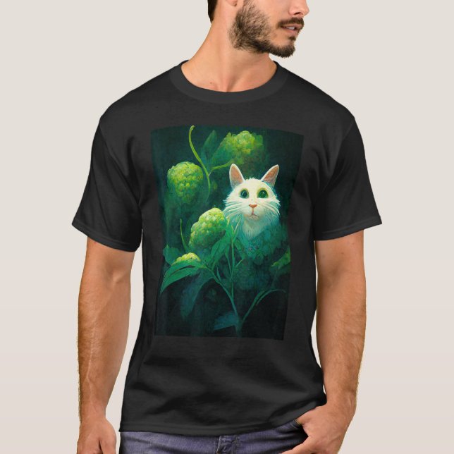 Cat Retro Style Kitty Cats   1 T-Shirt (Front)