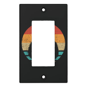Cat Retro Style Vintage T-Shirt for Men Women Kids Light Switch Cover