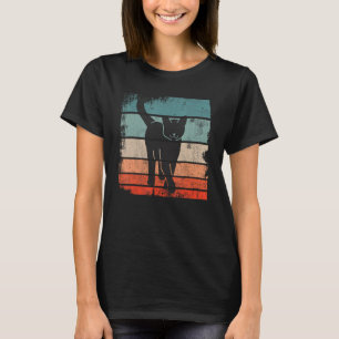 Cat Retro Vintage Sunset Cat Lover Owner T-Shirt