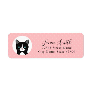 Cat Return Address Labels