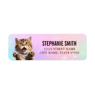 Cat Return Address Labels
