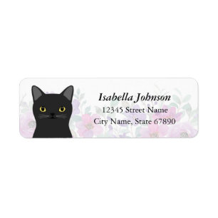 Cat Return Address Labels