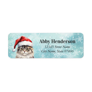 Cat Return Address Labels