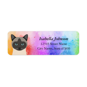 Cat Return Address Labels