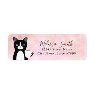 Cat Return Address Labels