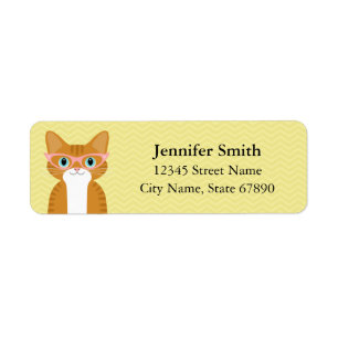 Cat Return Address Labels
