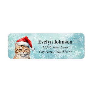 Cat Return Address Labels