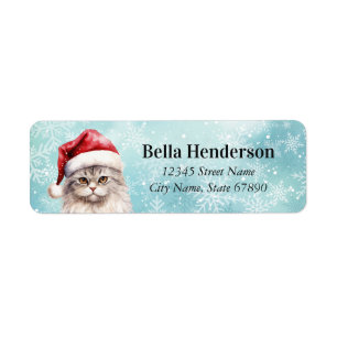 Cat Return Address Labels