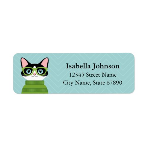 Cat Return Address Labels