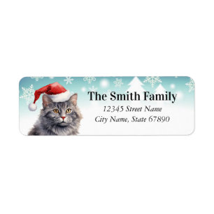 Cat Return Address Labels