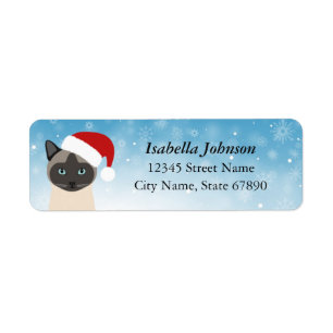Cat Return Address Labels